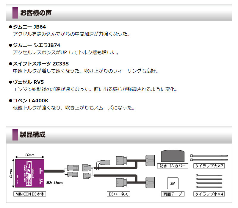 Kei/Keiワークス サブコン HN11S 98.10-01.04 MINICON-DS siecle(シエクル) MD-030S
