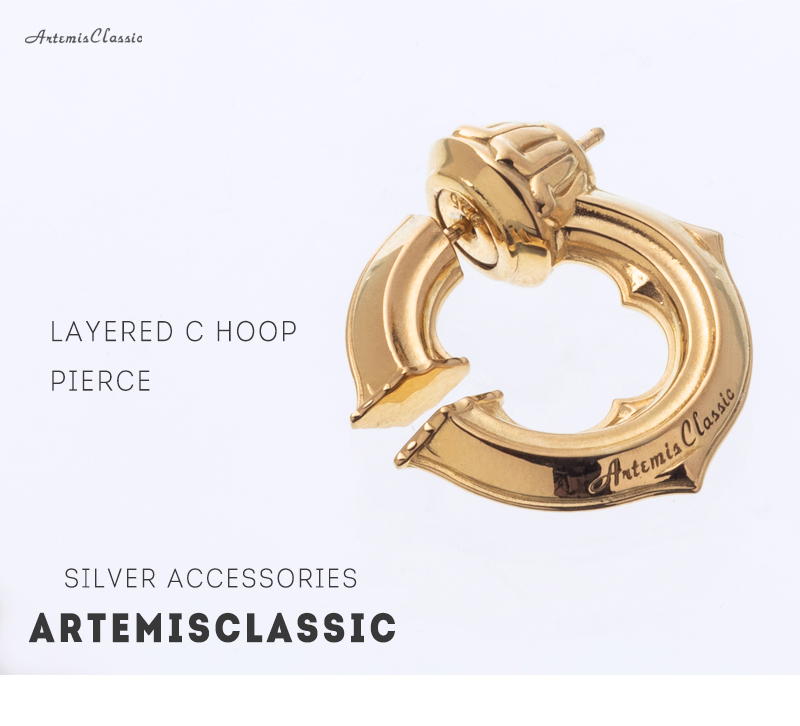 Artemis Classic /レイヤードCフープピアス Artemis Classic (アルテミスクラシック) レイヤードCフープ