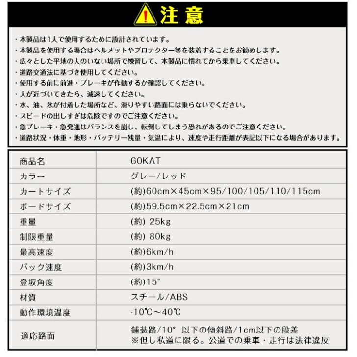 カート 電動 ボード フレーム ホイール バランス 遊園地