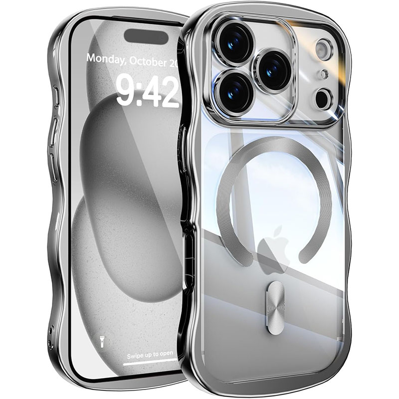 iPhone iPhone17 ケース MagSafe対応 iPhone16e pro Max くねくね