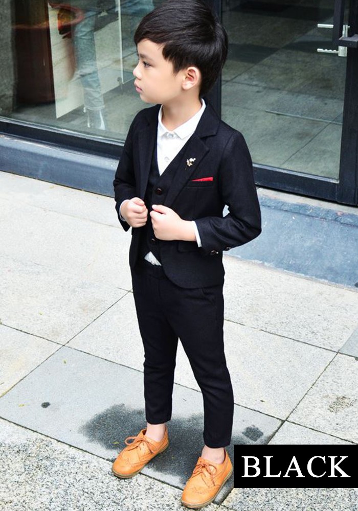 7点セット 子供 スーツ 男の子 フォーマル タキシード 子供服 キッズ
