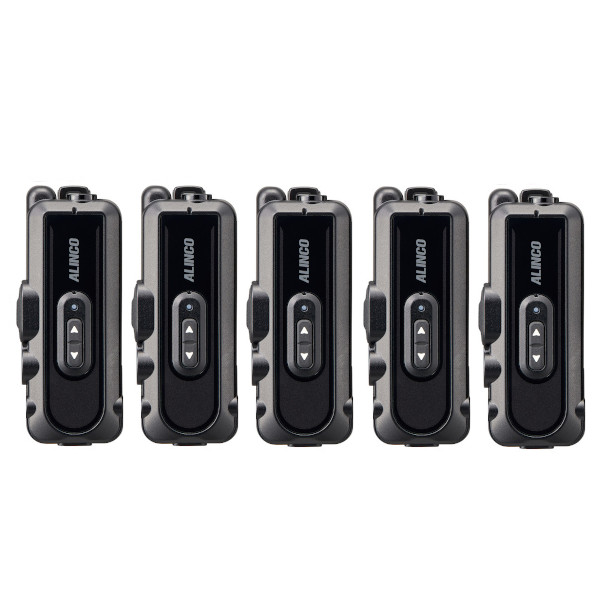 トランシーバー5台セット アルインコ DJ-PX11(A/B/R/S) 超小型特定小電力トランシーバー ラペルトーク3 免許・資格不要 DJ-PX11A｜DJ-PX11B｜DJ-PX11R｜DJ-PX11Sの画像
