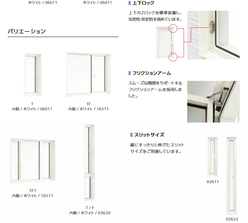 高性能樹脂サッシ 断熱 縦すべり出し窓 06015 W640×H1570mm LIXIL エルスターS 半外型 一般複層ガラス＆LOWE複層