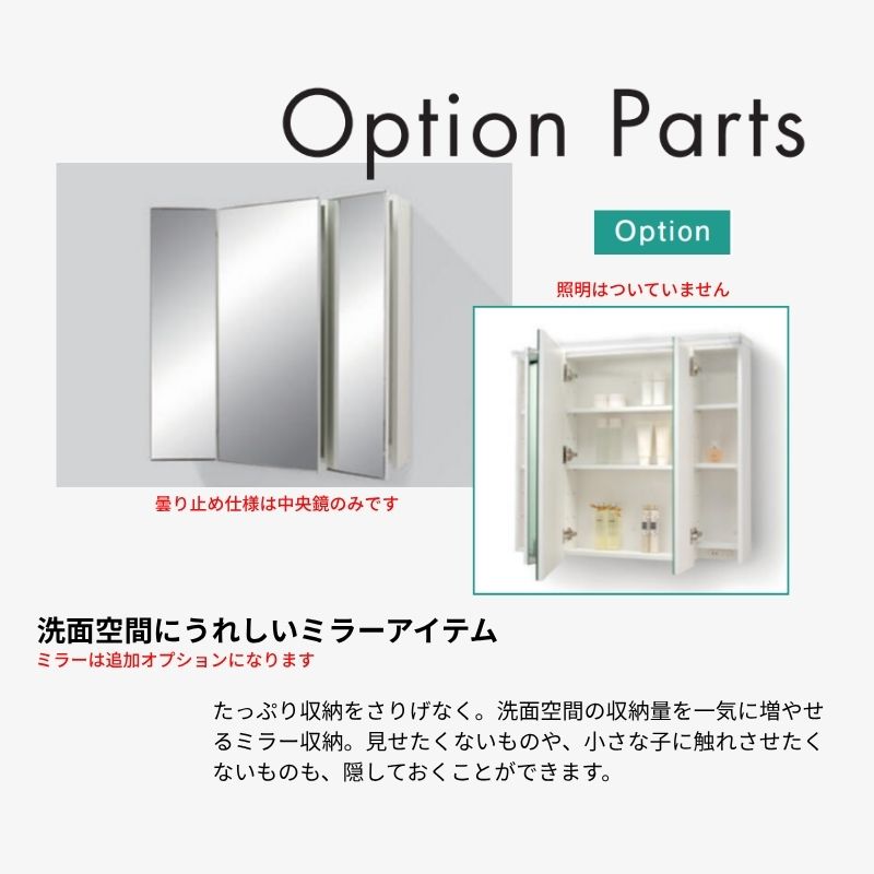アイカ 洗面化粧台 スマートサニタリーU Plan02 W1500×D550×H1900mm