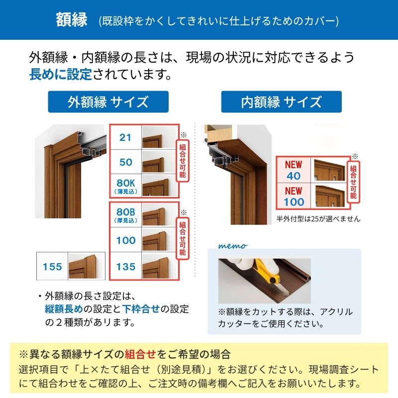 ドアリモ リフォーム用玄関ドア D30 デザイン C04N 断熱ドア D4仕様 片