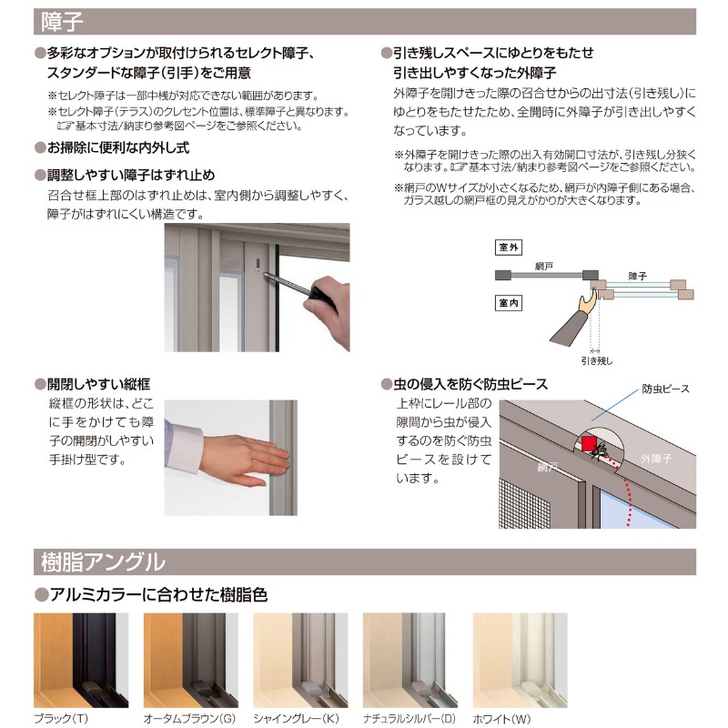 引き違い窓 半外付 25613-4 セレクトサッシＰＧ W2600×H1370 Mm LIXIL