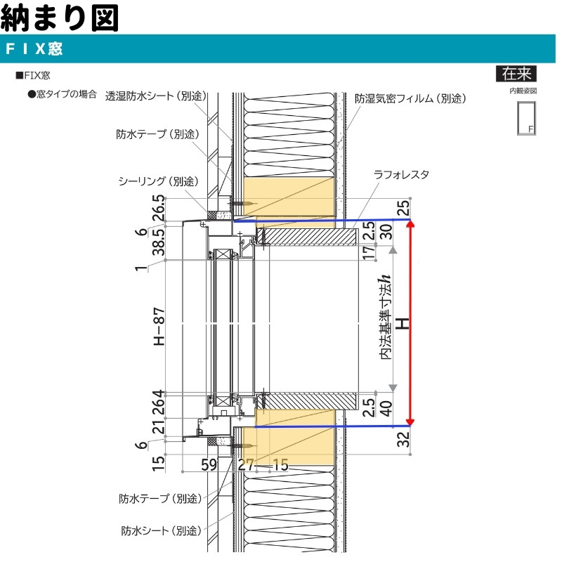 ＦＩＸ窓 半外付 07403 エピソードII ＮＥＯ W780×H370 mm YKKap 断熱