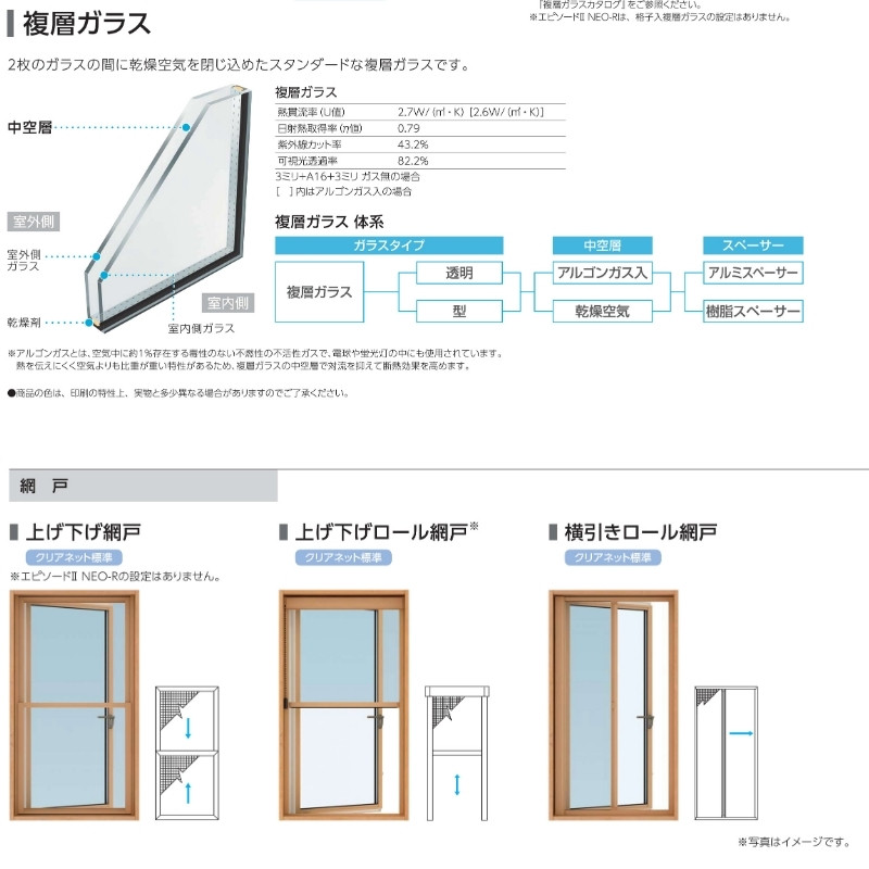 エピソード(YKK AP) 縦すべり出し窓(カムラッチ) 半外付 エピソード(YKK AP) 縦すべり出し窓(カムラッチ) 半外付