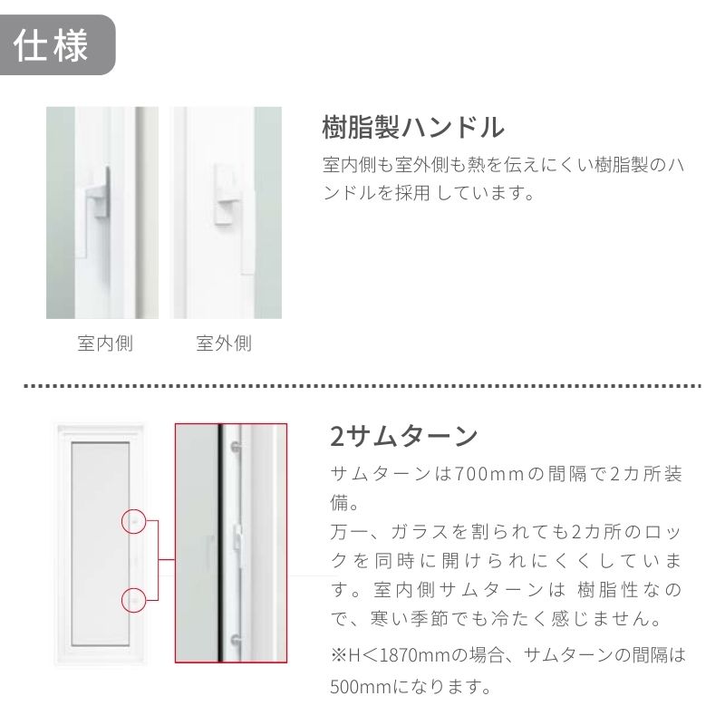 樹脂窓 EW 勝手口ドア for Design 07422 幅740mm×高さ2200mm 樹脂