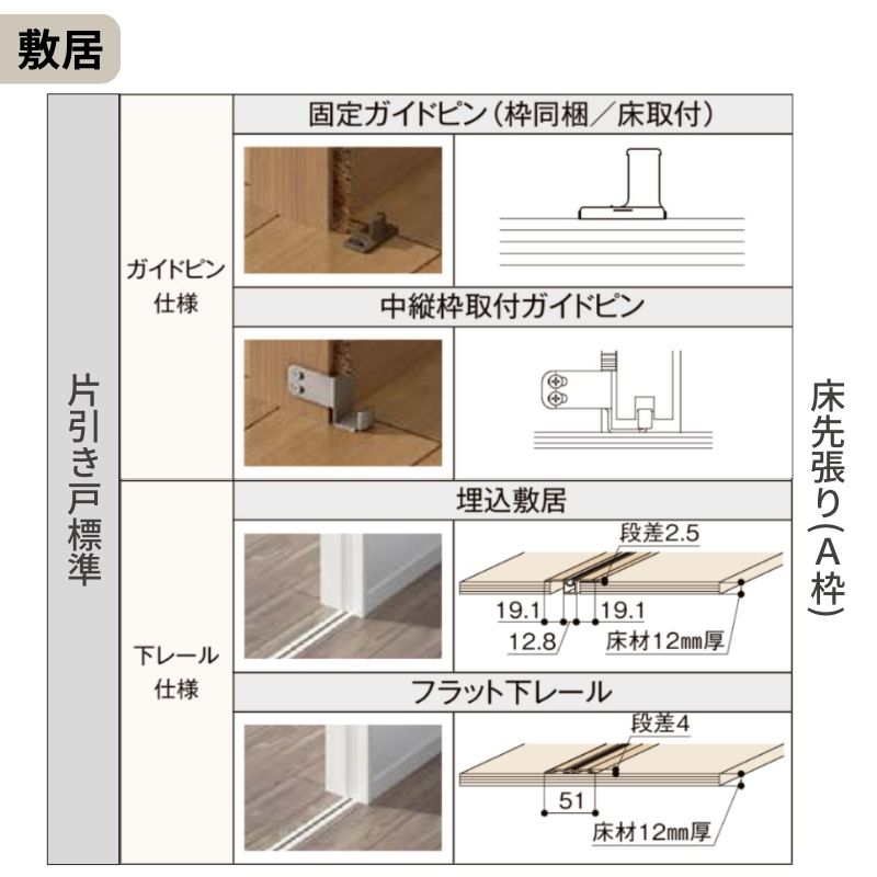 ラシッサ 可動間仕切り LIXIL 室内引戸 上吊方式 片引戸標準タイプ