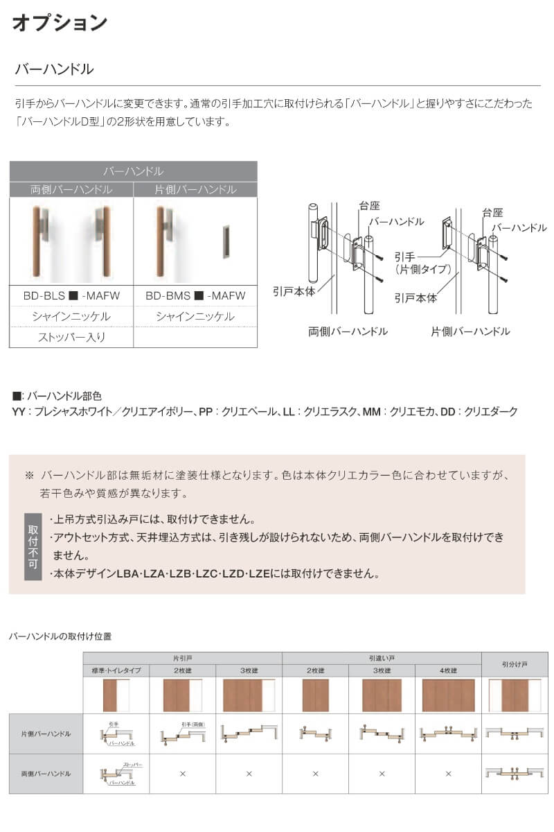 ラシッサ 室内引戸 1624 ラシッサD ノースフォレスト 天井埋込方式 片