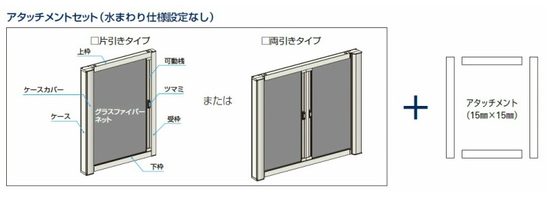 YKK 横引きロール網戸 XMY 片引きタイプ オーダーサイズ 出来幅MW501