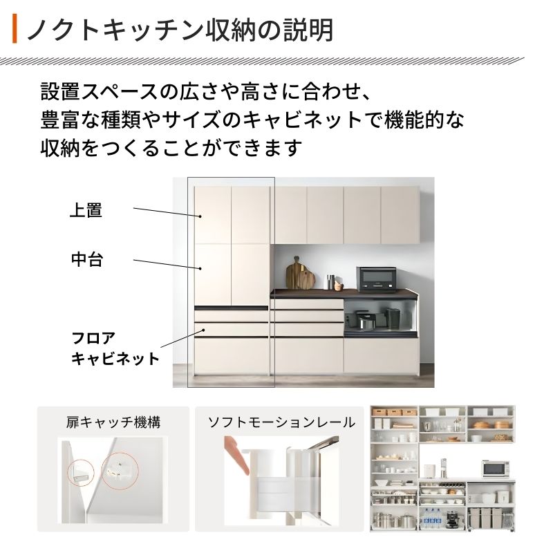 26年新モデル カップボード ノクト 食器棚 間口75cm 壁付型 トール