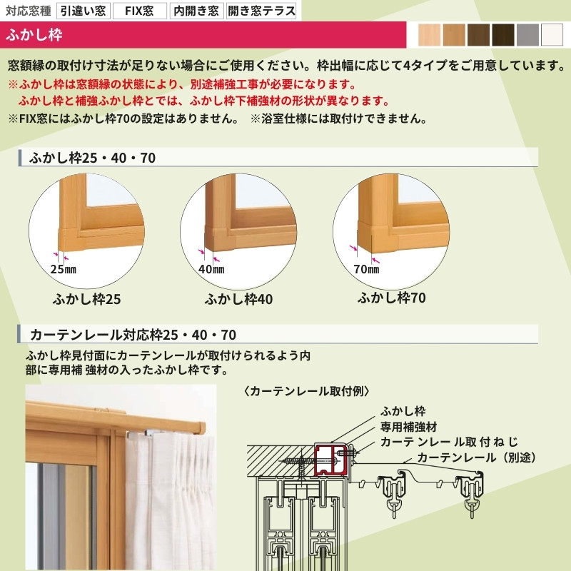 YKK AP 内窓 二重窓 プラマードU 引き違い窓 2枚建 Low-E複層