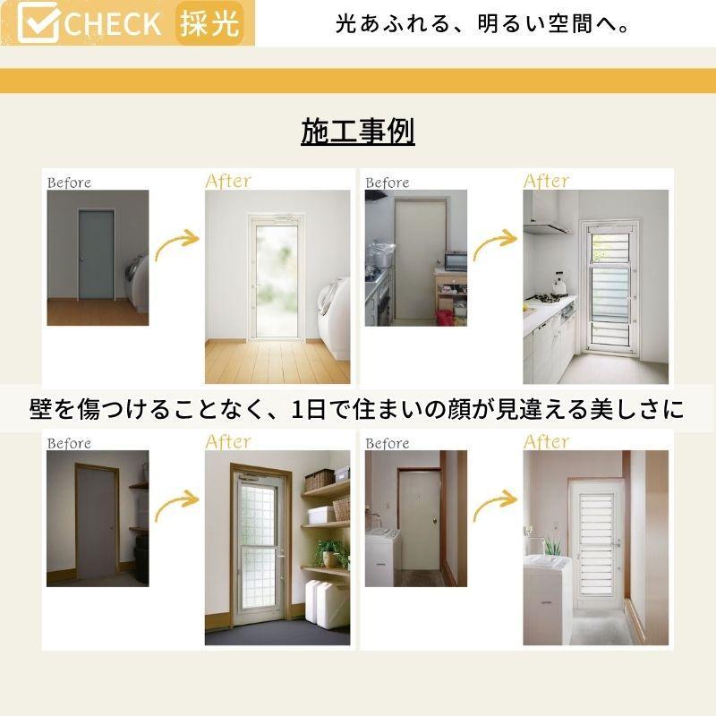 リシェント 勝手口ドア 裏口 リフォーム用 ランマなし アルミPG仕様