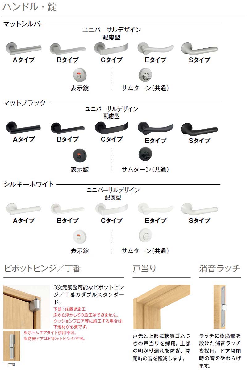 トイレドア ラフォレスタF A37 ケーシング枠 06420 W648×H2033mm 鍵付