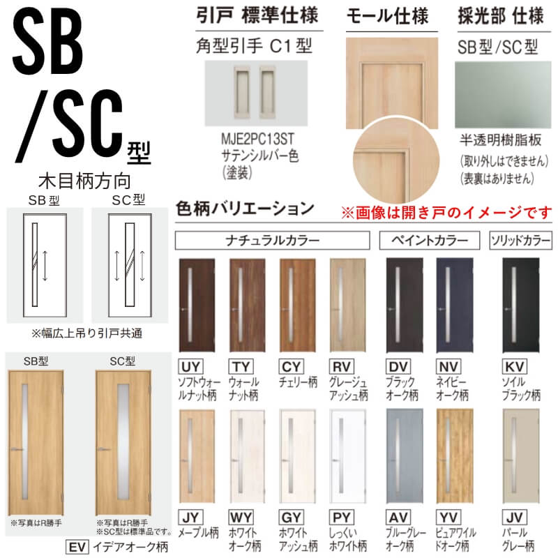 Panasonic（パナソニック） 室内引戸 アウトセット納まり 上吊り片