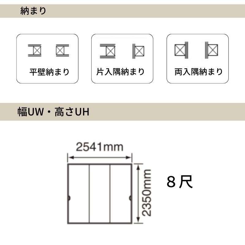 Panasonic（パナソニック） ベリティス クローゼットドア 3枚連動