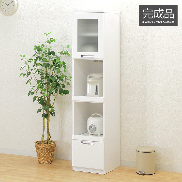 食器棚 キッチンボード キッチン収納 完成品 スリム 幅40cm 隙間 食器棚 キッチンボード キッチン収納 完成品 スリム 幅40cm 隙間