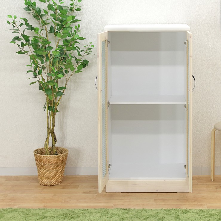 キャビネット サイドボード 収納棚 完成品 幅60cm 木製 リビング収納