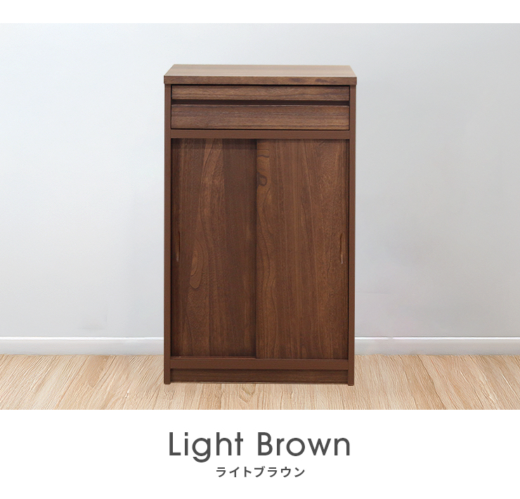 仏壇台 キャビネット サイドボード 完成品 幅60cm 引き戸 収納 木製