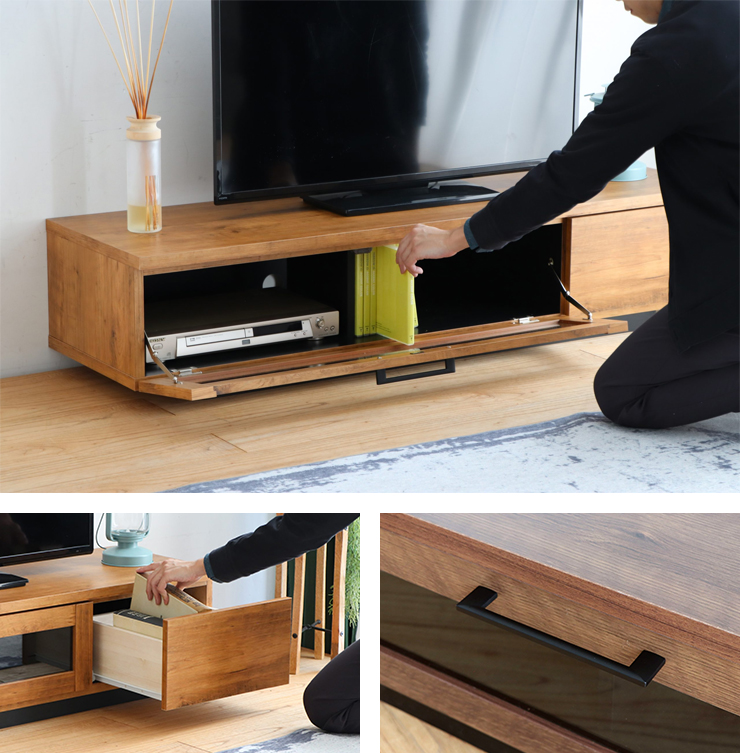 テレビボード テレビ台 国産 TV台 ローボード 完成品 140cm テレビ台 テレビボード ローボード TV台 完成品 幅140cm 木製 収納