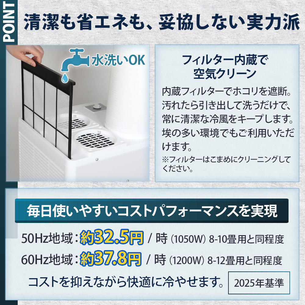 スポットクーラー 業務用 工事不要 ツインダクト 2本ダクト 冷風機