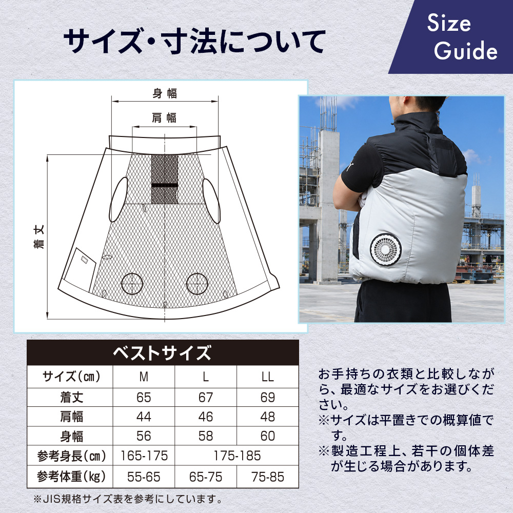 ドリームスポット ファン付きベスト ペルチェ冷却 ミニエアコン搭載
