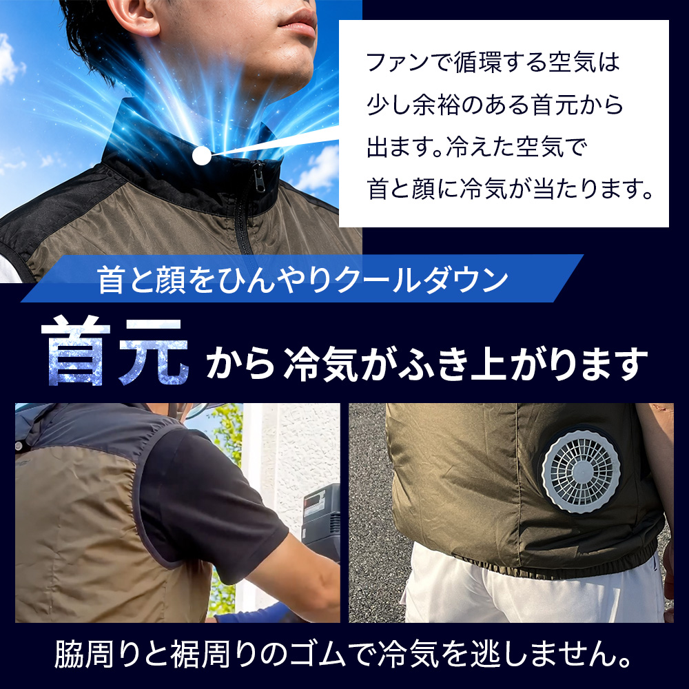 ドリームスポット ファン付きベスト ペルチェ冷却 ミニエアコン搭載