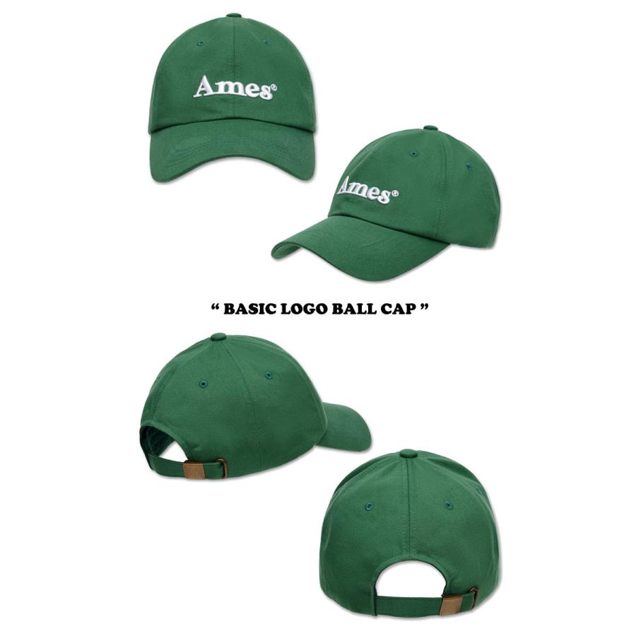 アメス ワールドワイド キャップ Ames Worldwide 正規販売店 BASIC LOGO BALL CAP ベーシック ロゴ ボールキャップ 全3色ン AM2CFUAB20ABK/BE/GR ACC｜drescco｜04
