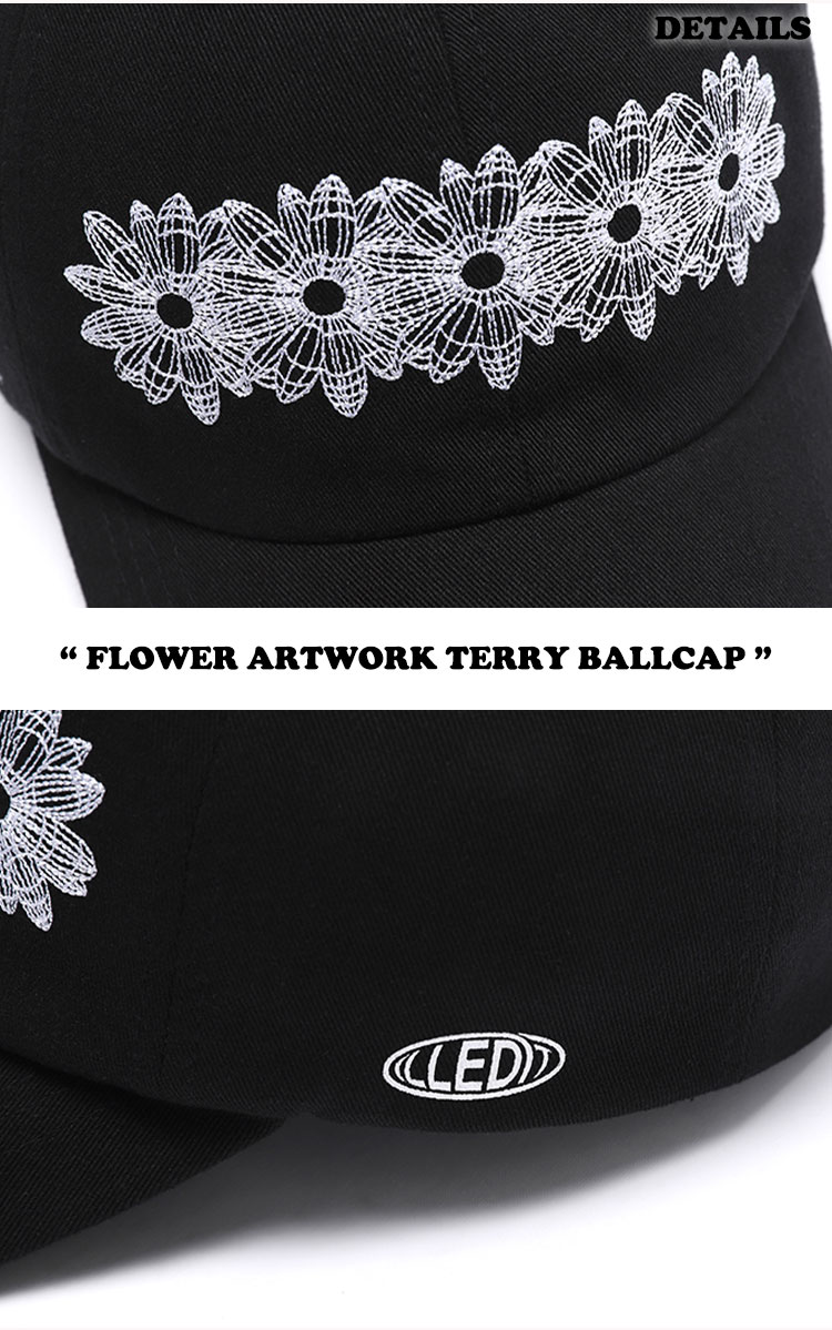 イレディット キャップ ILLEDIT 正規販売店 FLOWER ARTWORK TERRY 
