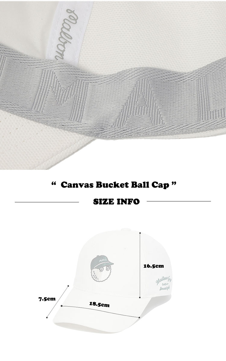 マルボンゴルフ キャップ MALBON GOLF Canvas Bucket Ball Cap