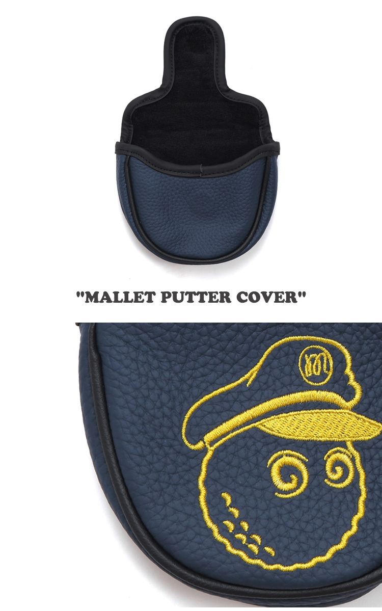 マルボンゴルフ パターカバー MALBON GOLF メンズ レディース MALLET PUTTER COVER マレット パター カバー 全3色  M3133LCV05NVY/ORG/SAS ACC