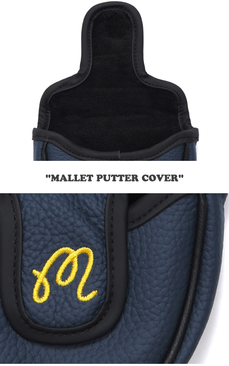 マルボンゴルフ パターカバー MALBON GOLF メンズ レディース MALLET PUTTER COVER マレット パター カバー 全3色  M3133LCV05NVY/ORG/SAS ACC