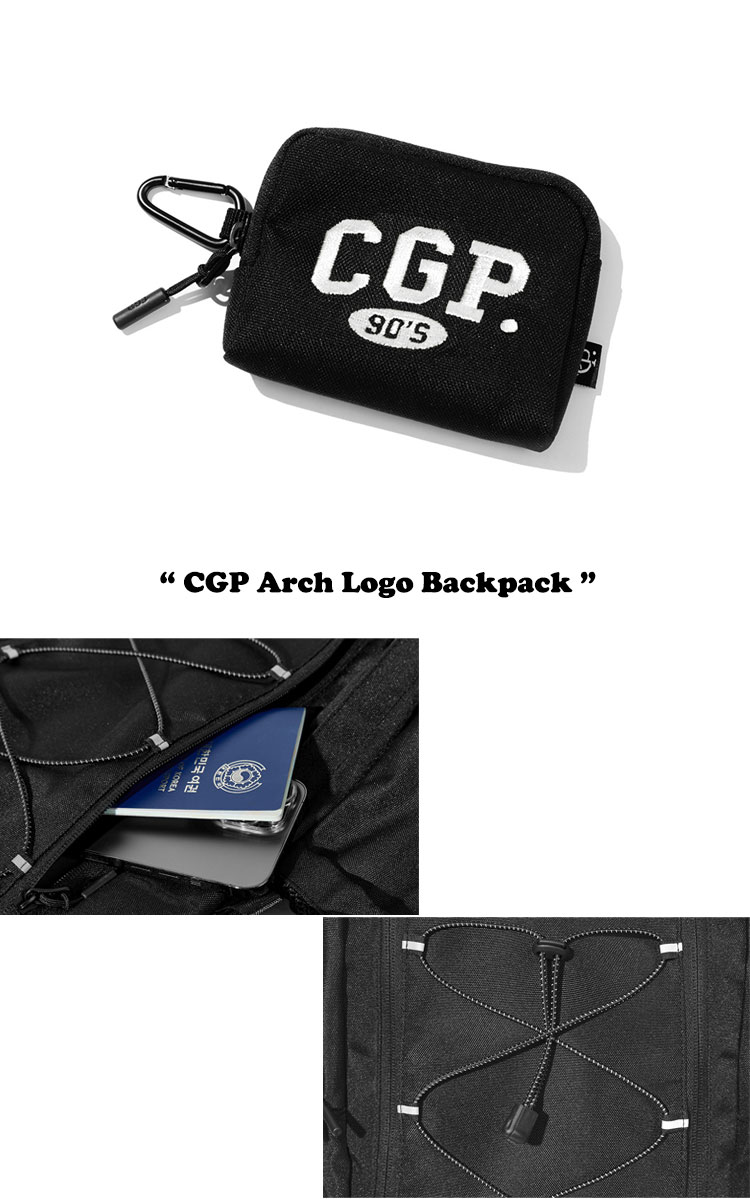 【SEVENTEEN ホシ着用】コードグラフィー リュック CODEGRAPHY メンズ レディース CGP Arch Logo Backpack アーチ ロゴ バッグパック CBCS1BS002BK バッグ｜drescco｜05
