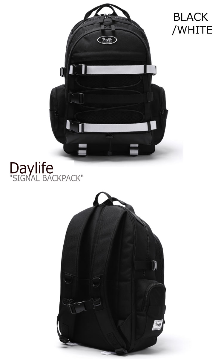 【国内配送/正規販売店】デイライフ リュック Daylife SIGNAL BACKPACK シグナル バックパック BLACK IVORY  PURPLE BLACKWHITE 2455356/7 バッグ SZR