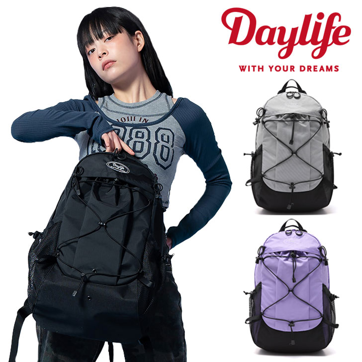 デイライフ リュック DAYLIFE 正規販売店 X FRAME BACKPACK エック フレーム バックパック BLACK ブラック GRAY  グレー PURPLE パープル 5002088866/7/8 バッグ