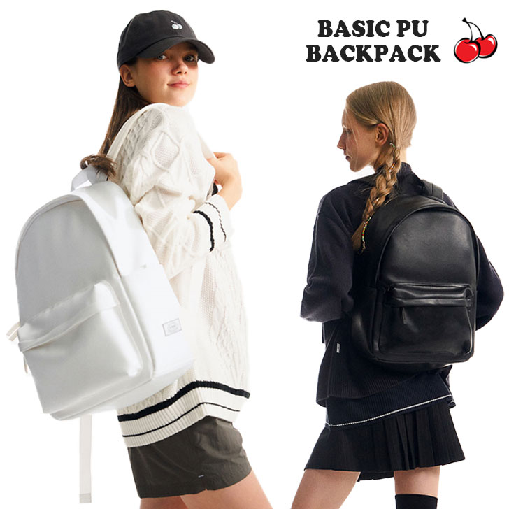 キルシーポケット リュック KIRSH POCKET 正規販売店 BASIC PU BACKPACK ベーシック PU バックパック BLACK ブラック WHITE ホワイト KPRRBBP704M バッグ