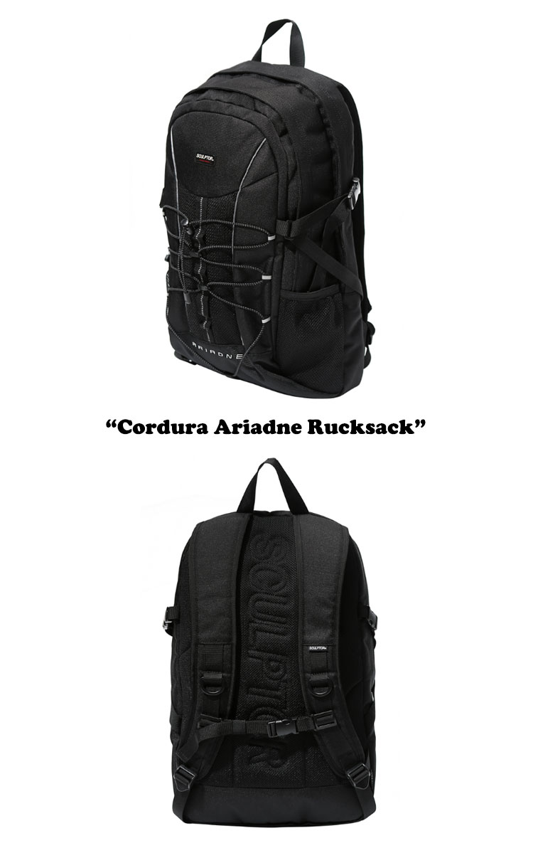 スカルプター バックパック SCULPTOR メンズ レディース Cordura Ariadne Rucksack コーデュラ アリアドネ  リュックサック BLACK CR21A501BK バッグ
