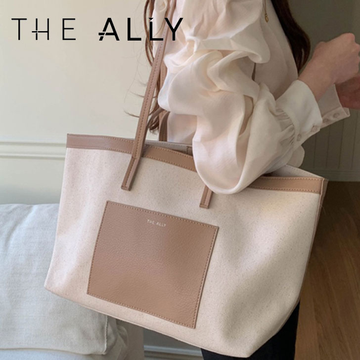 アリー マザーズバッグ THE ALLY 正規販売店 BLAIR BAG ブレアバック BLACK ブラック GREEN IVORY BEIGE ALLY3170601/604/614/619/643 バッグ｜drescco