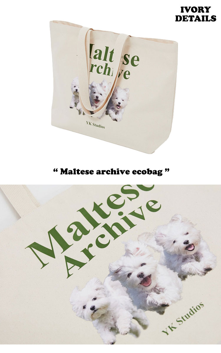 ワイケイ トートバッグ WAI KEI Maltese archive ecobag マルチーズ アーカイブ エコバッグ 全2色 YK22SSAC02 バッグ｜drescco｜03