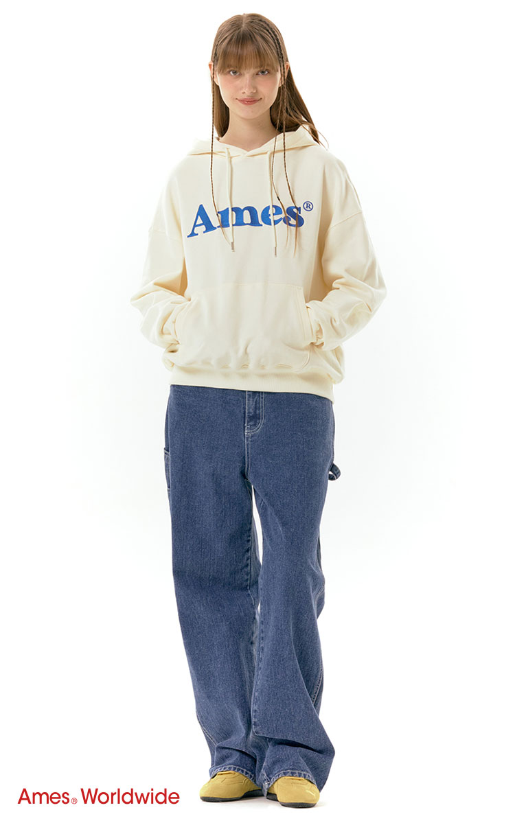 アメス ワールドワイド パーカー Ames Worldwide 正規販売店 BASIC LOGO HOODIE ベーシック ロゴ フーディー 全4色 AM2DFUM409A ウェア｜drescco｜02