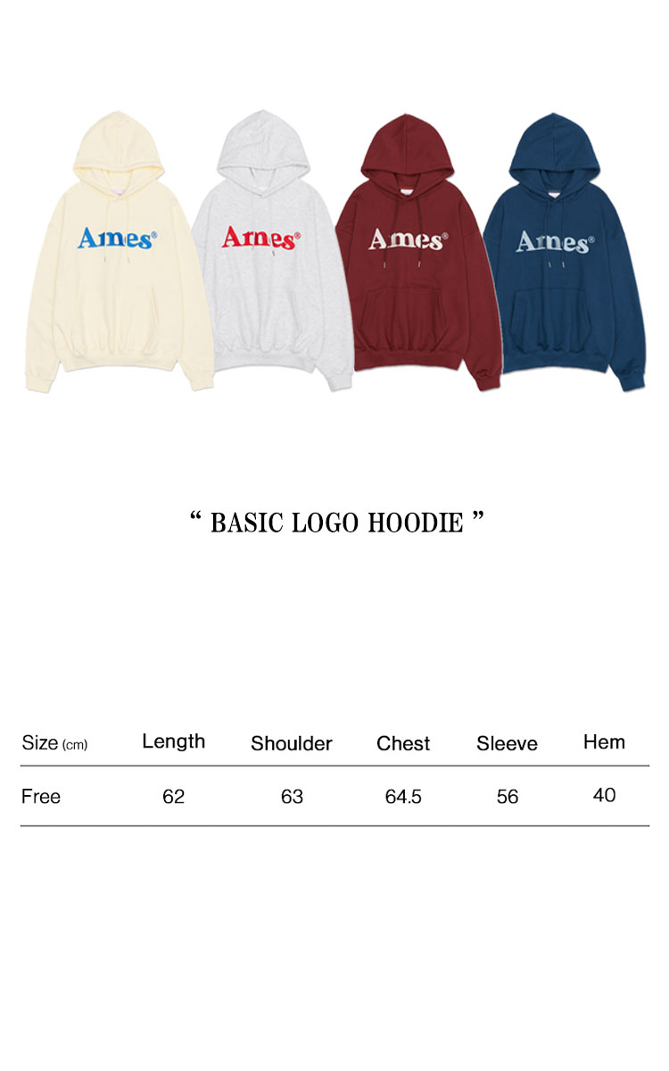 アメス ワールドワイド パーカー Ames Worldwide 正規販売店 BASIC LOGO HOODIE ベーシック ロゴ フーディー 全4色 AM2DFUM409A ウェア｜drescco｜08