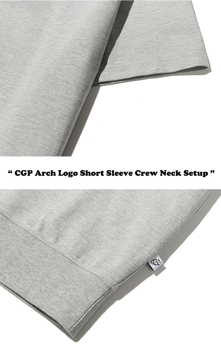 コードグラフィー セットアップ CODEGRAPHY CGP Arch Logo Short Sleeve Crew Neck Setup CBCU3TS500MG/DG/NY CBCU3PS500MG/DG/NY CBDUUTS001NY/T002NY ウェア｜drescco｜06