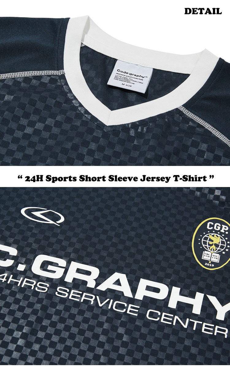 【チョンハ着用】コードグラフィー 半袖Ｔシャツ CODEGRAPHY 24H Sports Short Sleeve Jersey T-Shirt CBDUUTS004 ウェア｜drescco｜03