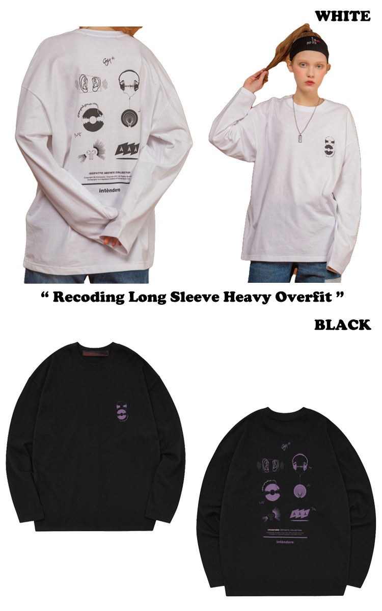 コンパーニョ Tシャツ CPGN STUDIO 正規販売店 RECODING LONG SLEEVE HEAVY OVERFIT WHITE BLACK SP020117/8 ウェア｜drescco｜02