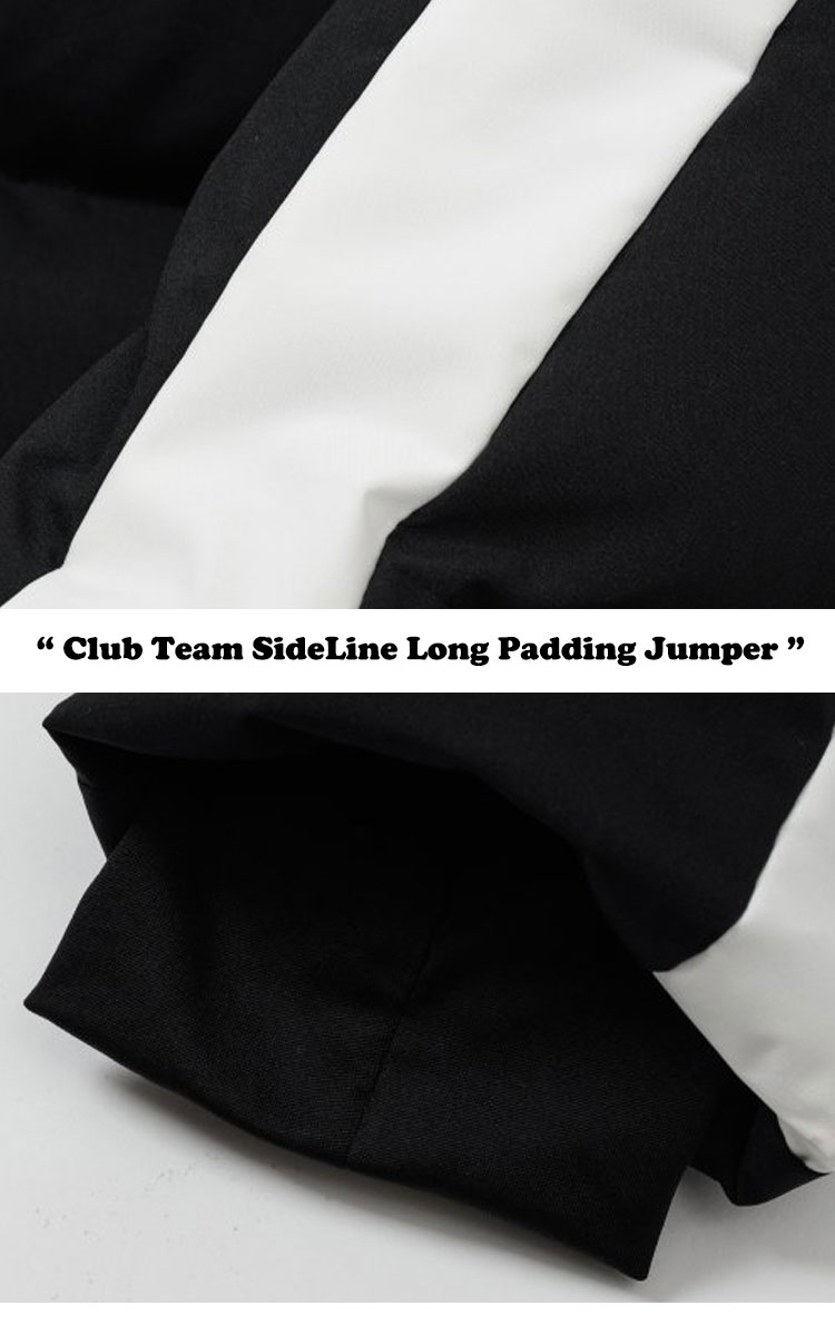 エフシーエムエム アウター ダウン FCMM メンズ レディース Club Team Side Line Long Padding Jumper BLACK ブラック FC702601BK ウェア｜drescco｜04