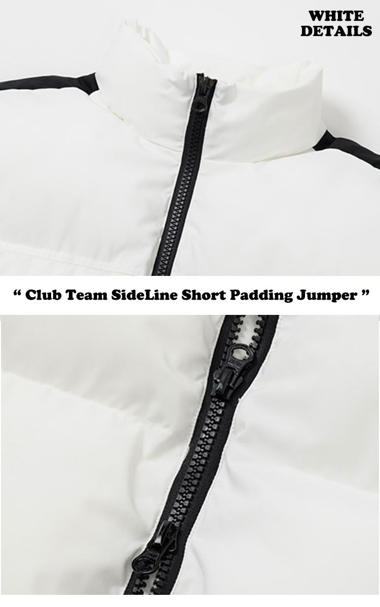 エフシーエムエム アウター ダウン FCMM メンズ レディース Club Team SideLine Short Padding Jumper 全2色 FC709901 FBDJPC7099WT/BK ウェア｜drescco｜03