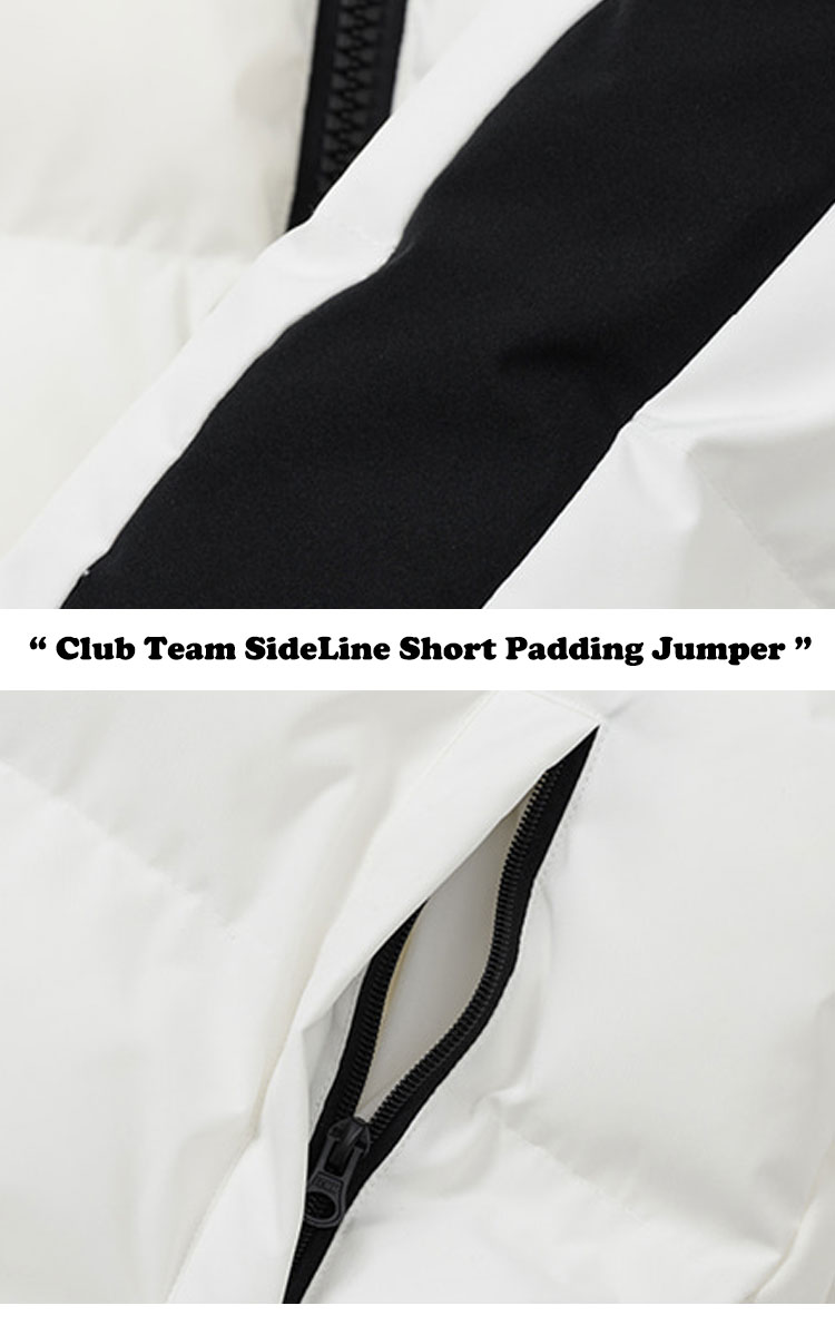 エフシーエムエム アウター ダウン FCMM メンズ レディース Club Team SideLine Short Padding Jumper 全2色 FC709901 FBDJPC7099WT/BK ウェア｜drescco｜04