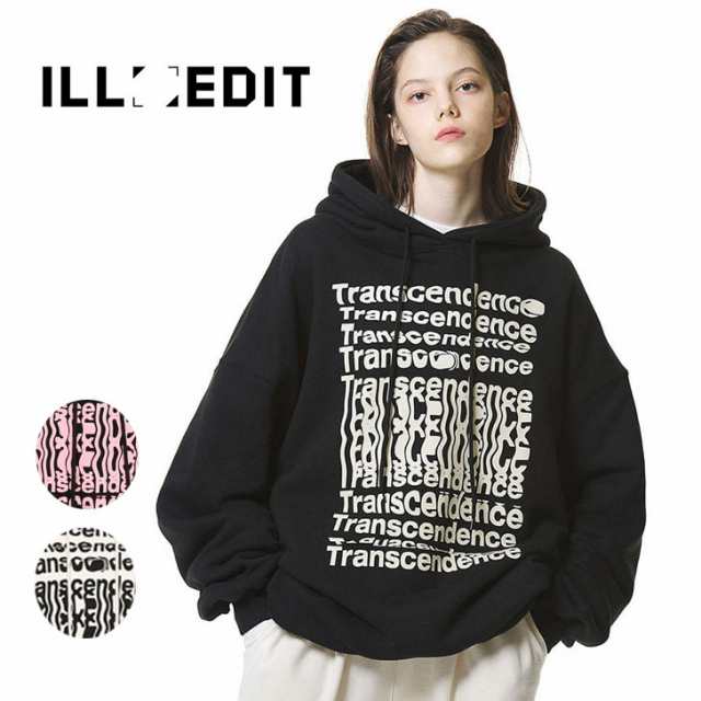 RIIZE ウォンビン THE BOYZ 着用イレディット パーカー ILLEDIT 正規販売店 TRANSCENDENCE HOODIE 全3色  IAACHD01BKCRF/WHF IADCHD01FBKPK ウェア